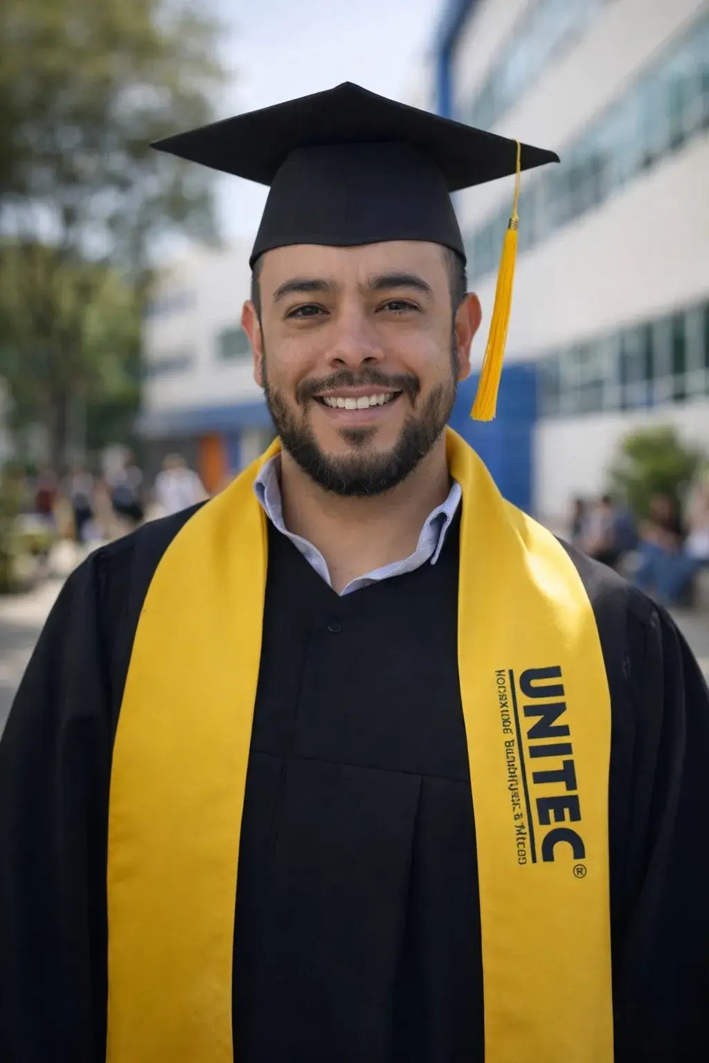 Jose Luis, egresado caso de éxito de la Licenciatura en Administración de Empresas de UNITEC