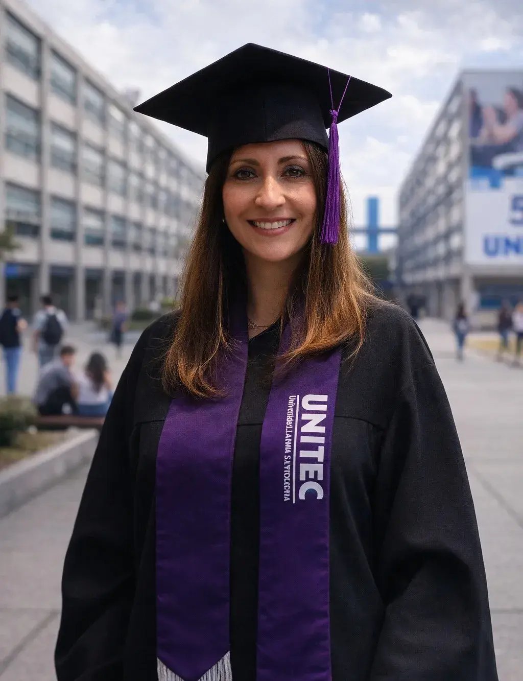 Elizabeth, egresada caso de éxito de la Licenciatura Ejecutiva en Psicología de UNITEC