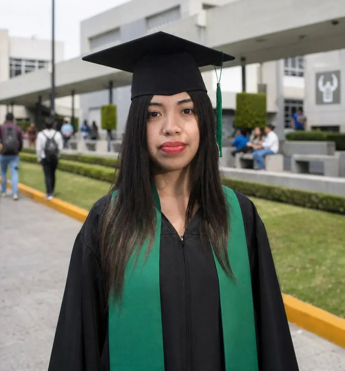 Gloria, egresado caso de éxito de la Licenciatura en Comercio Internacional de UNITEC