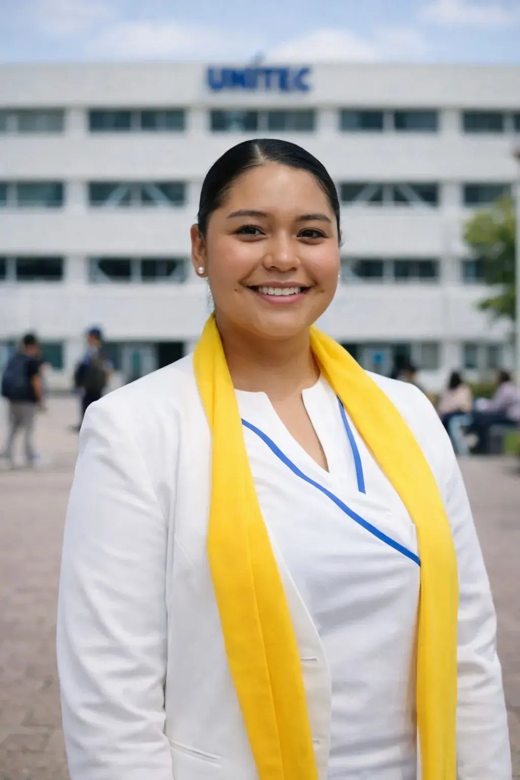 Rocio, egresada caso de éxito de la Licenciatura en Enfermería de UNITEC