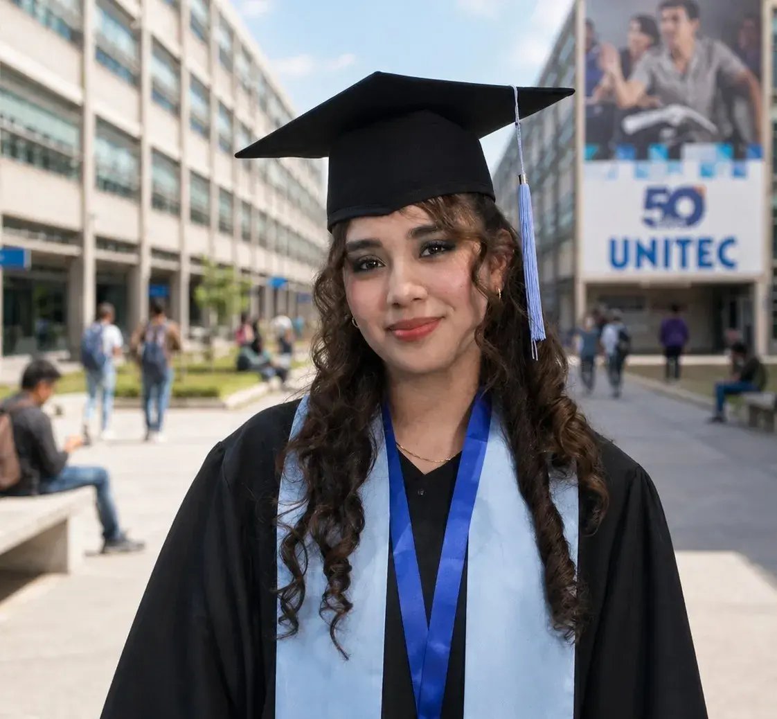 Keyla, egresada caso de éxito de la Licenciatura en Ingeniería Mecatrónica de UNITEC