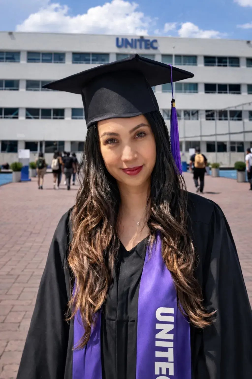 Lucía, egresada caso de éxito de la Licenciatura en Psicología de UNITEC
