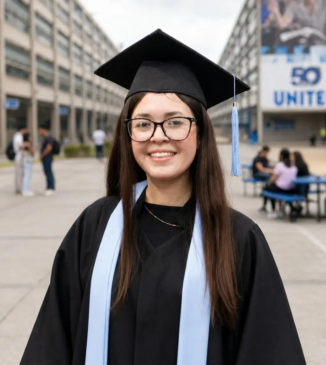 Pamela, egresada caso de éxito de la Licenciatura en Ingeniería Química de UNITEC