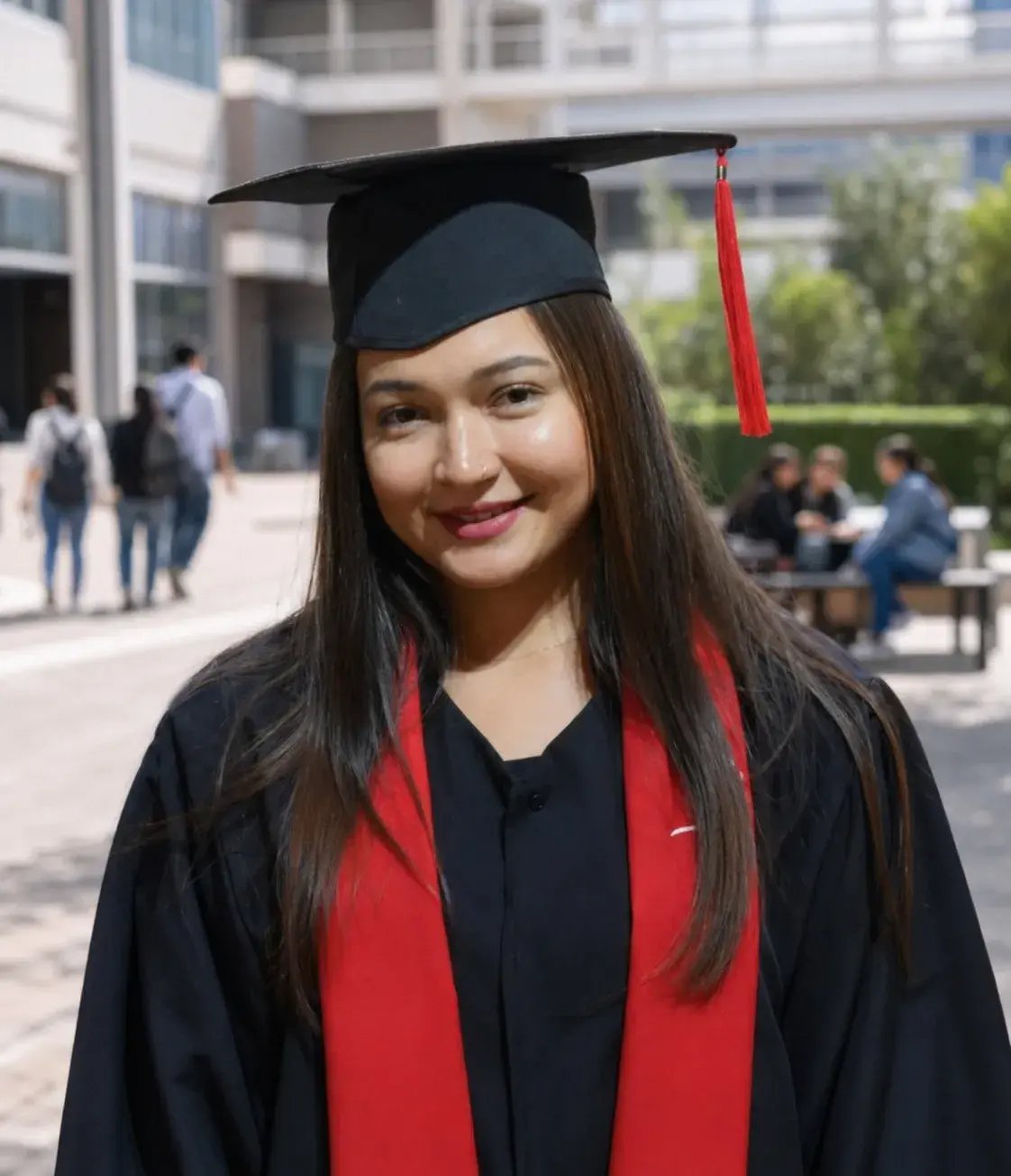 Samantha, egresada caso de éxito de la Licenciatura en Administración de Empresas de Entretenimiento y Comunicación de UNITEC