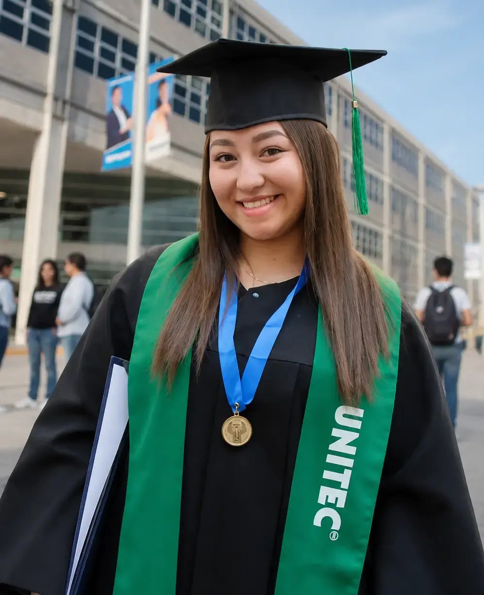 Ilyana, egresada caso de éxito de la Licenciatura en Negocios Internacionales en UNITEC