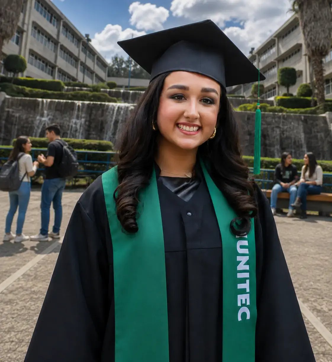 Isabel, egresada caso de éxito de la Licenciatura en Negocios Internacionales en UNITEC