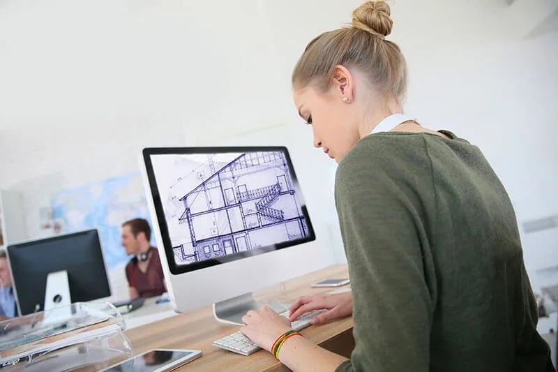 Modelo arquitectónico creado por estudiantes de UNITEC en la Licenciatura en Arquitectura