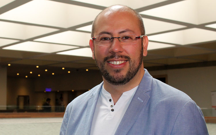 David Ruíz, egresado de ingeniería de la UNITEC