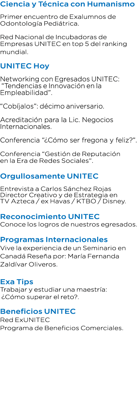 Ciencia y T cnica con Humanismo Primer encuentro de Exalumnos de Odontolog a Pedi trica. Red Nacional de Incubadoras ...